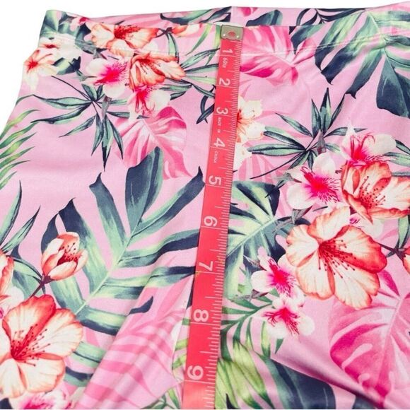 Fashion Nova Pink Tropical Bike Short Set - Picture 15 of 16